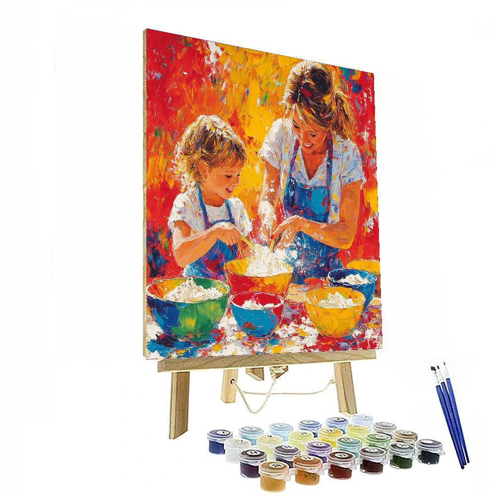 Cherished Times In The Kitchen Number Painting