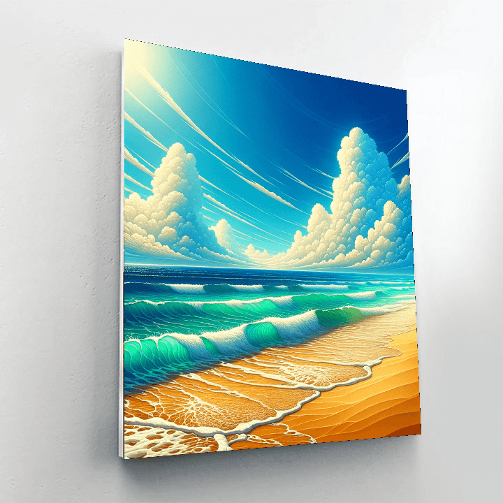 Beach Bliss Retreat DIY Paint By Numbers