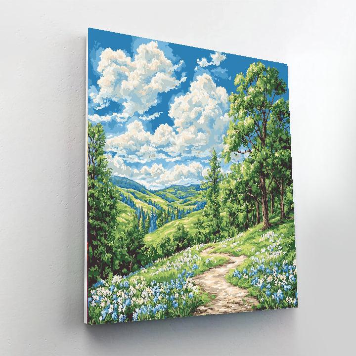 Cloud Watching Paint By Numbers