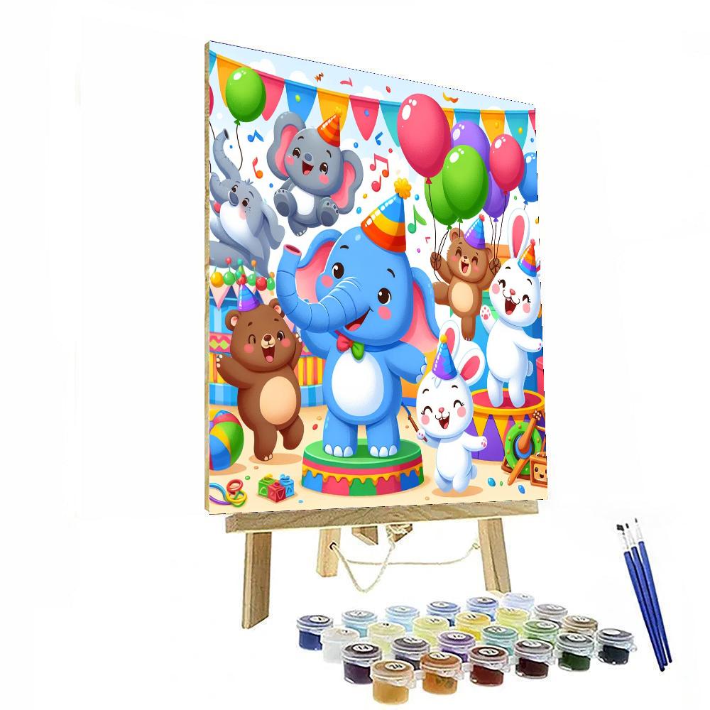 Festival Of Animal Friends Paint By Numbers Art