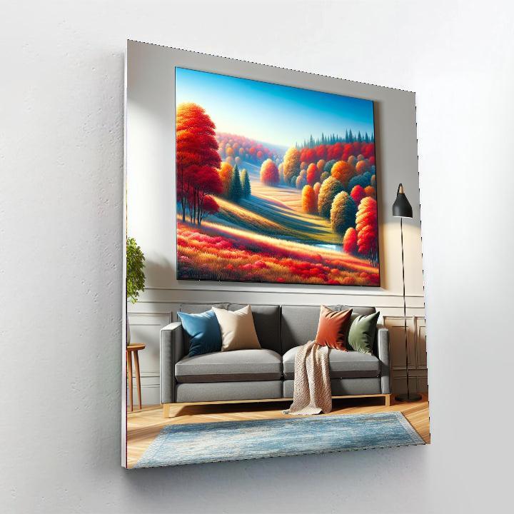 Serene Autumn Landscape DIY Paint By Numbers