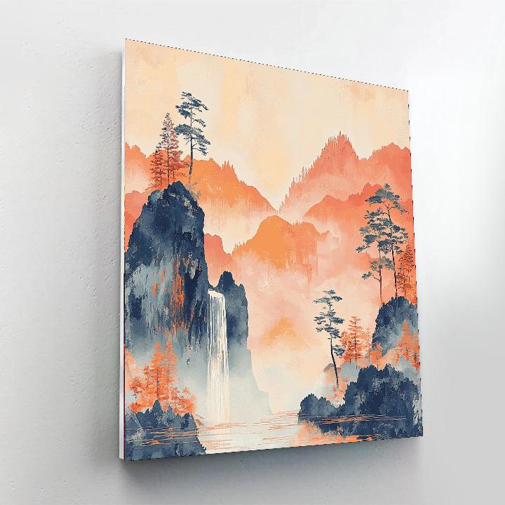 Zhao Mengfu Inspired The Dance Of Elements  Paint By Number