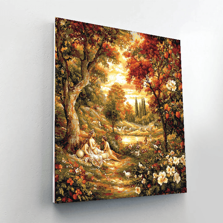 Sandro Botticelli Inspired Gothic Renaissance Romance  Paint By Numbers Kits