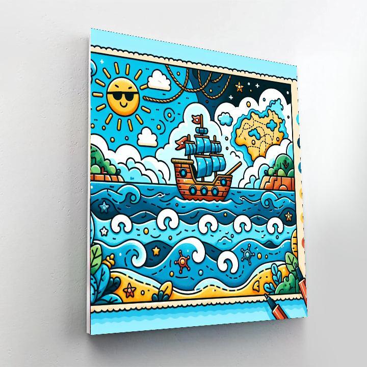 Oceanic Treasure Voyage Numbered Painting Kits
