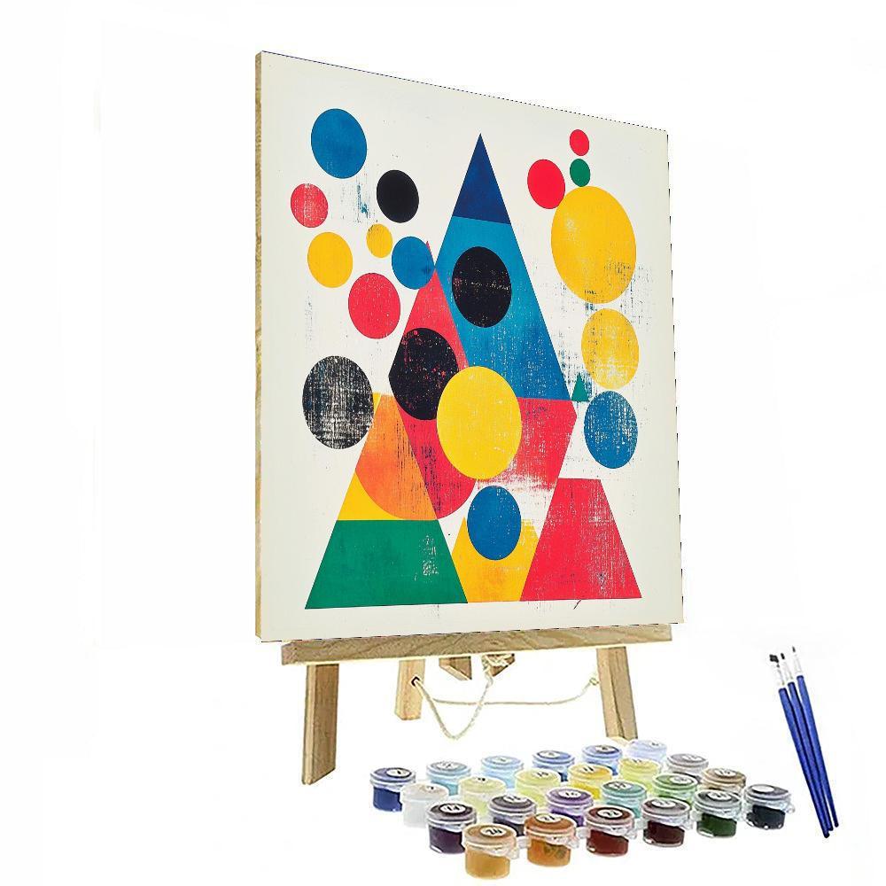 Kazimir Malevich Inspired Spectrum Of Abstraction  Paint By Numbers