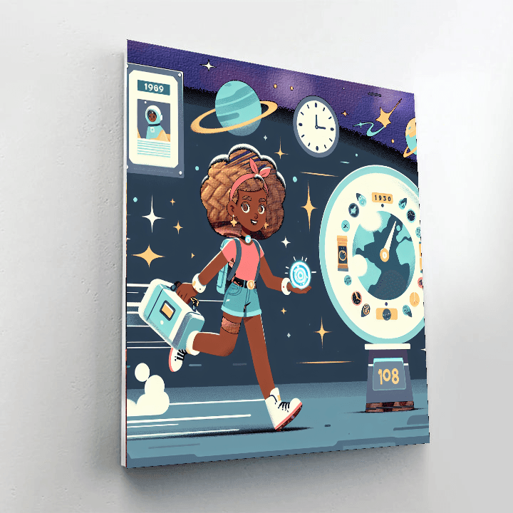 Galactic Time Traveler Paint By Number