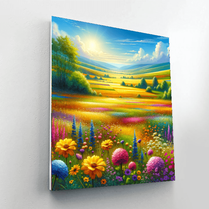 Summer In The Countryside DIY Paint By Numbers