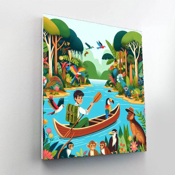 Adventurous Amazon Expedition Painting Number Kit