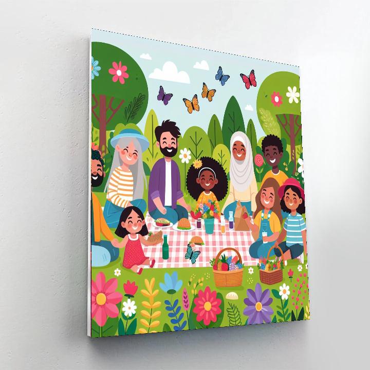 Garden Party Adventures Paint By Numbers