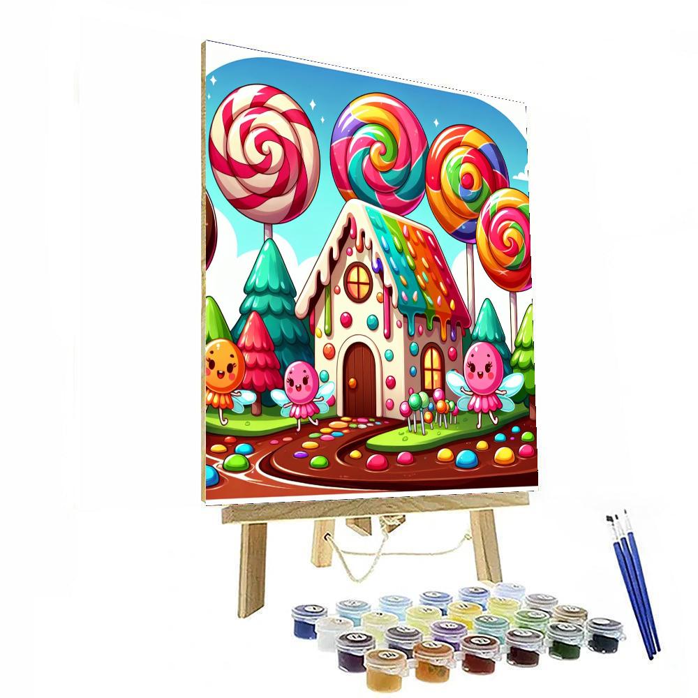 Creative Candy Land Painting Number Kit