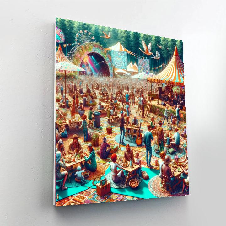 Piknik Ganja Festival Paint By Numbers Kits