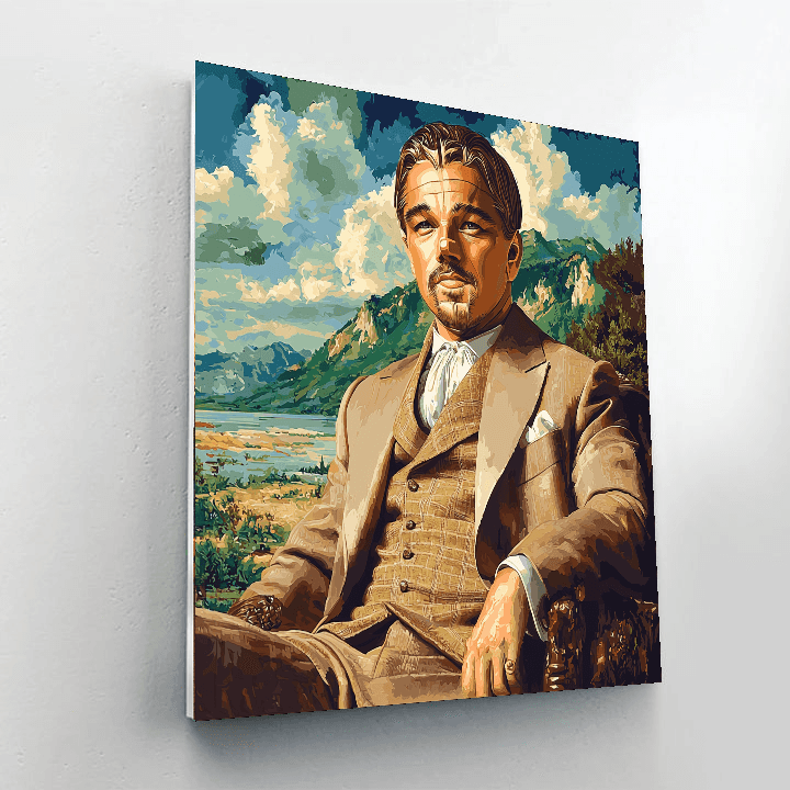 Leonardo Dicaprio: The Visionary Voyager Of The Screen Paint By Numbers