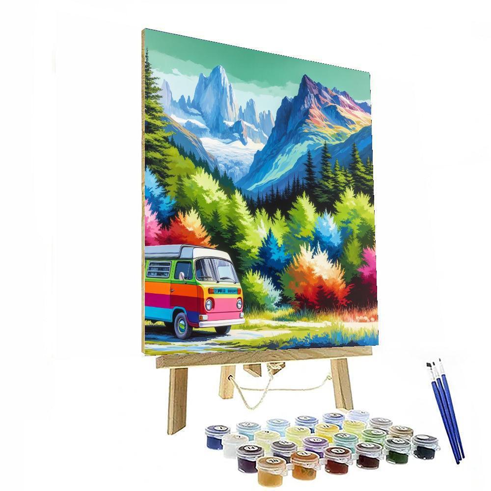 Adventure On The Open Road Paint By Numbers Kits