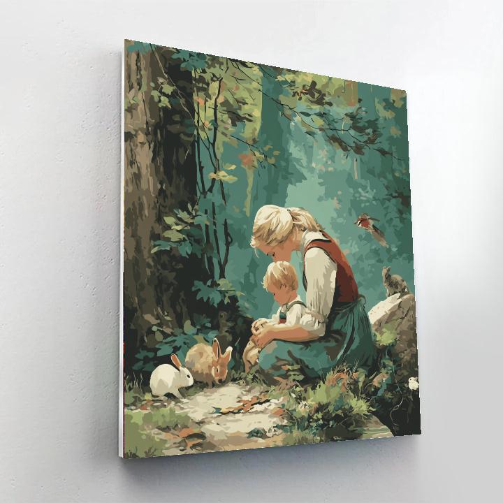 Gentle Guardians DIY Paint By Numbers