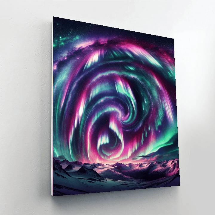 Fantasy Aurora Skies Paint By Number