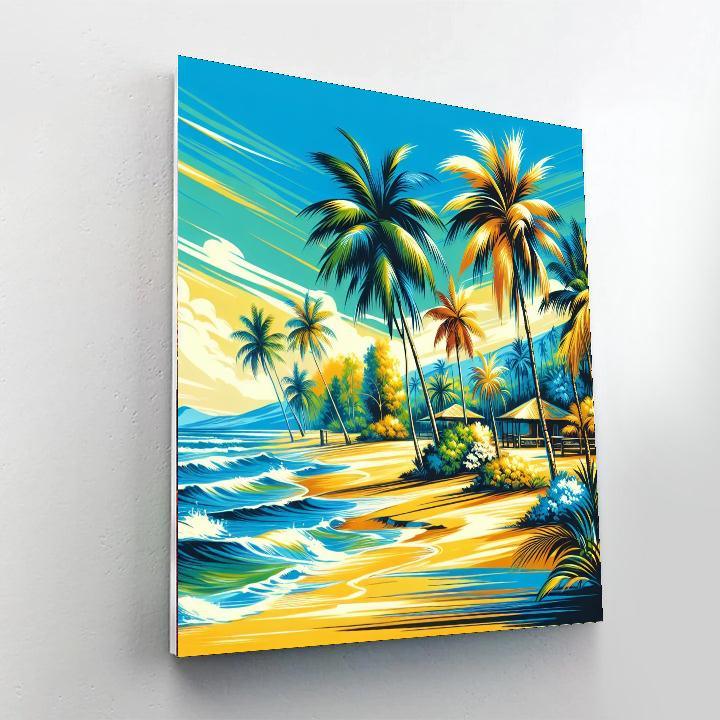 Hawaiian Paradise Paint By Numbers