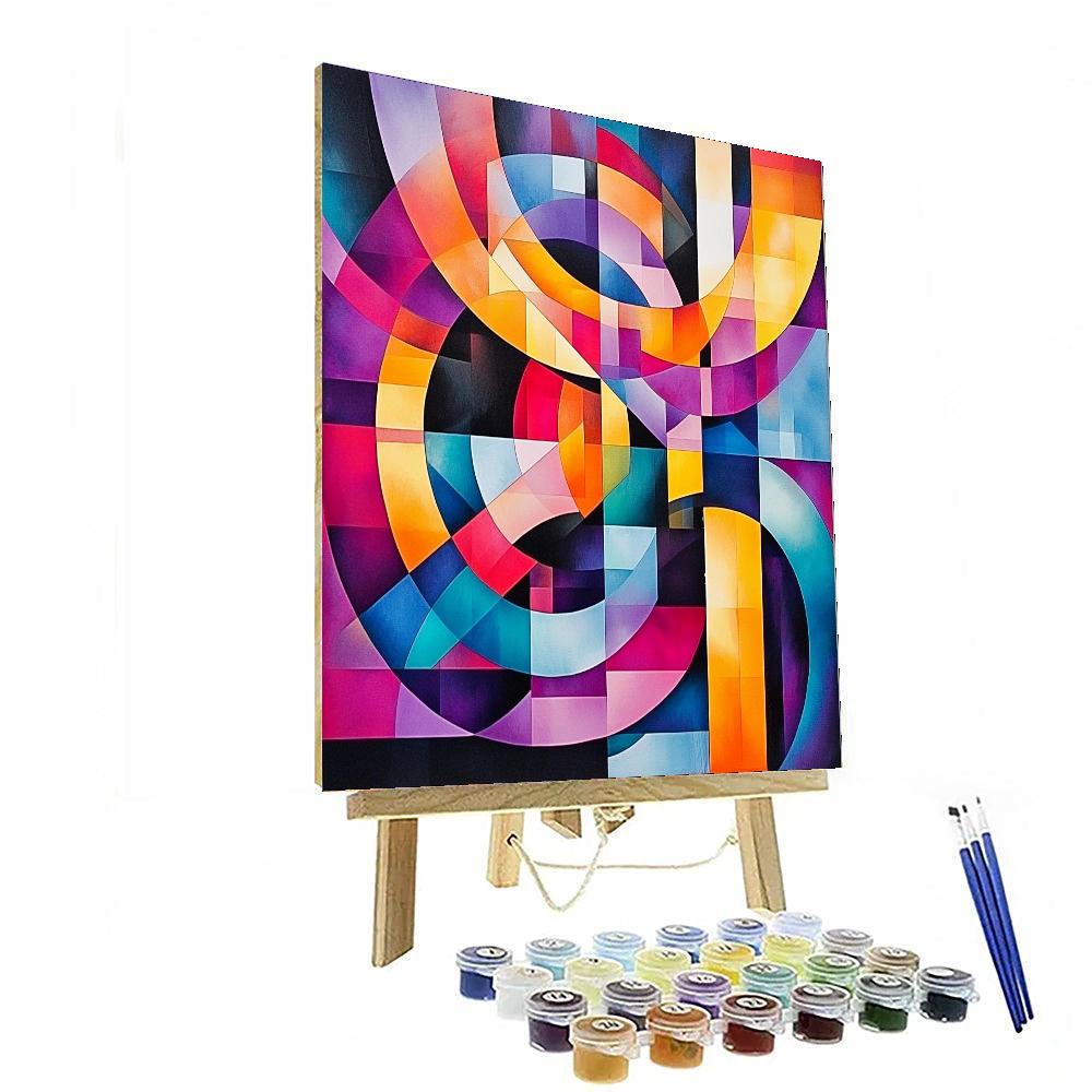 Kazimir Malevich Inspired Timeless Dynamics  Paint By Color