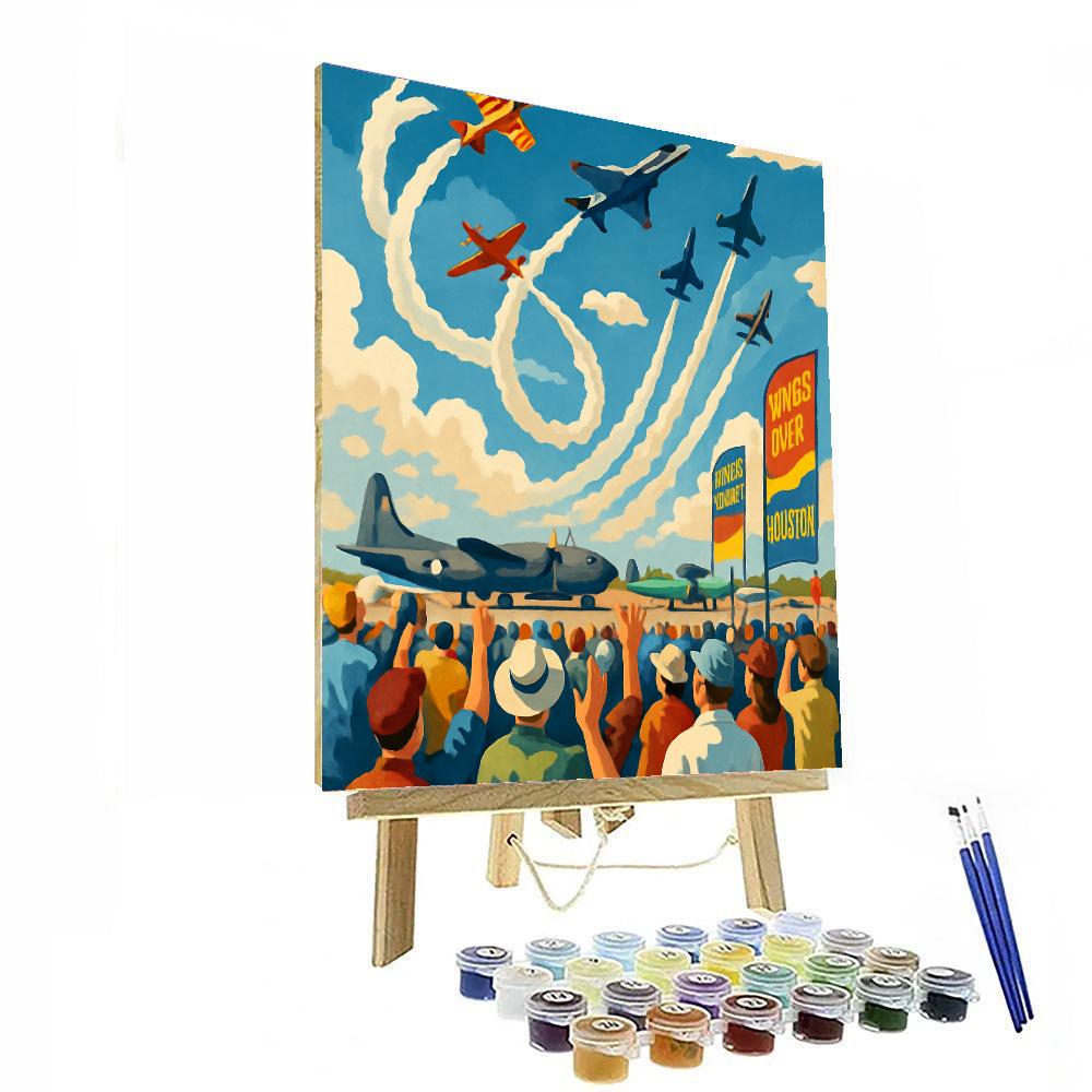 Wings Over Houston - United States Numbered Painting Kits