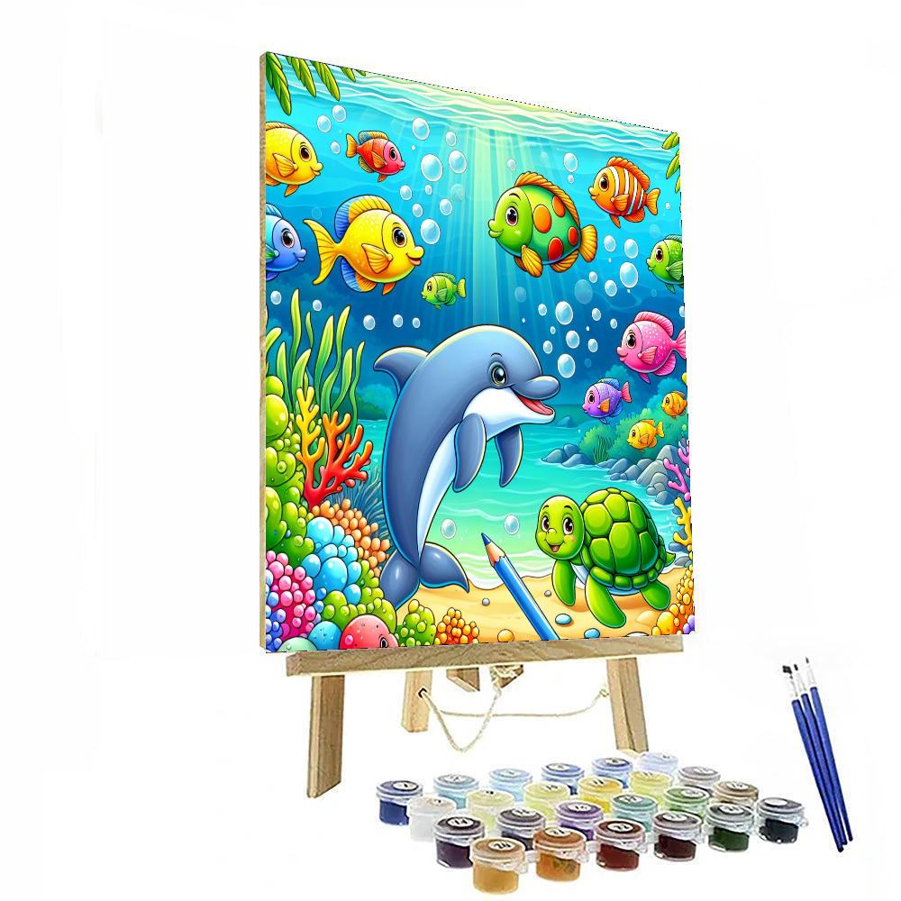 Ocean Life Number Painting