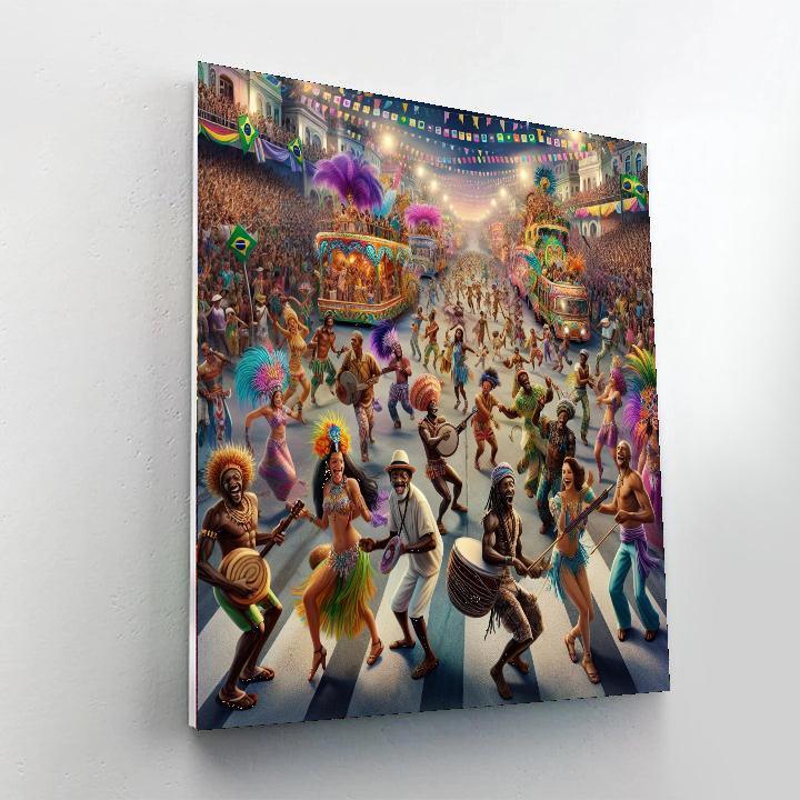 Carnival Of Salvador - Bahia, Brazil Paint By Number