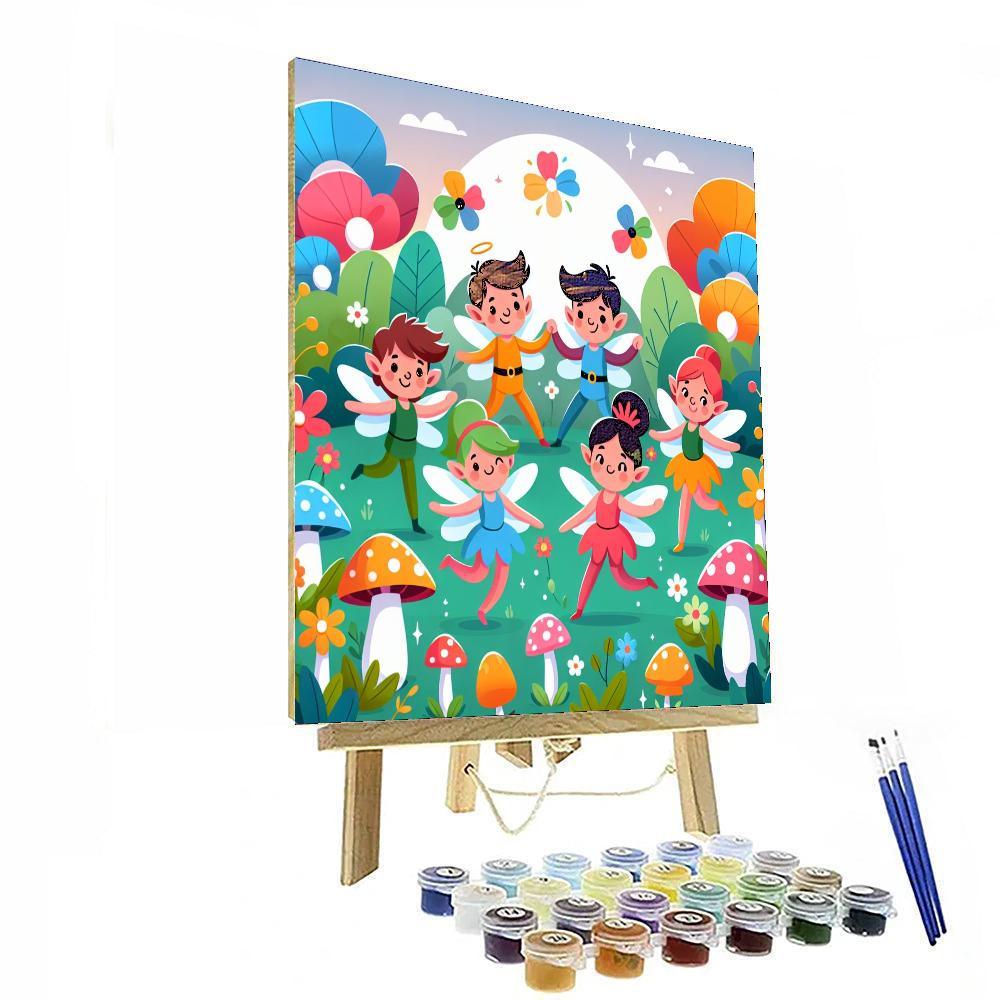 Mystical Fairies' Garden Painting By Numbers Kit