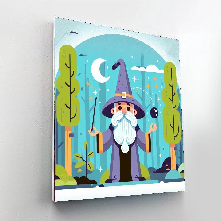 Magical Wizard's Journey Painting By Numbers Kit