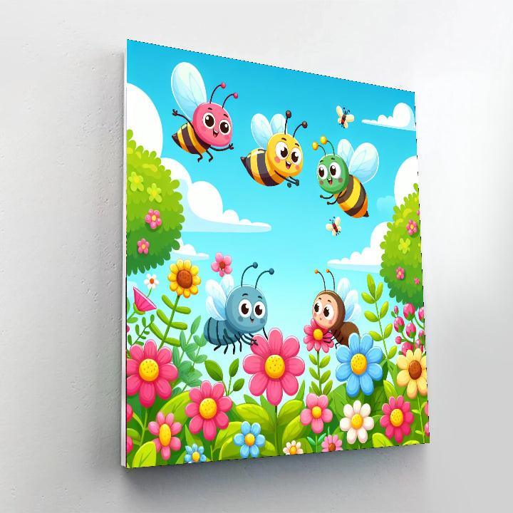 Wonderful World Of Bugs Paint By Numbers
