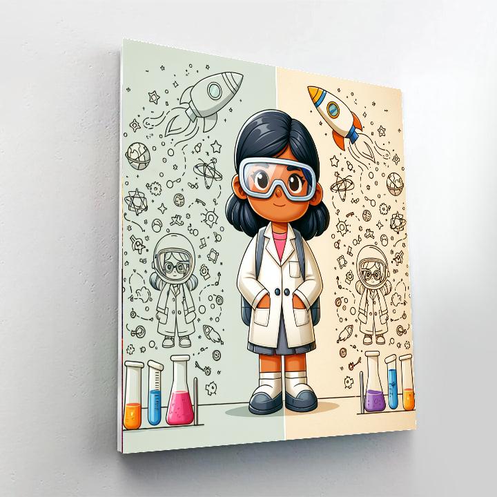 Rocket Scientist's Dream Painting By Numbers Kit