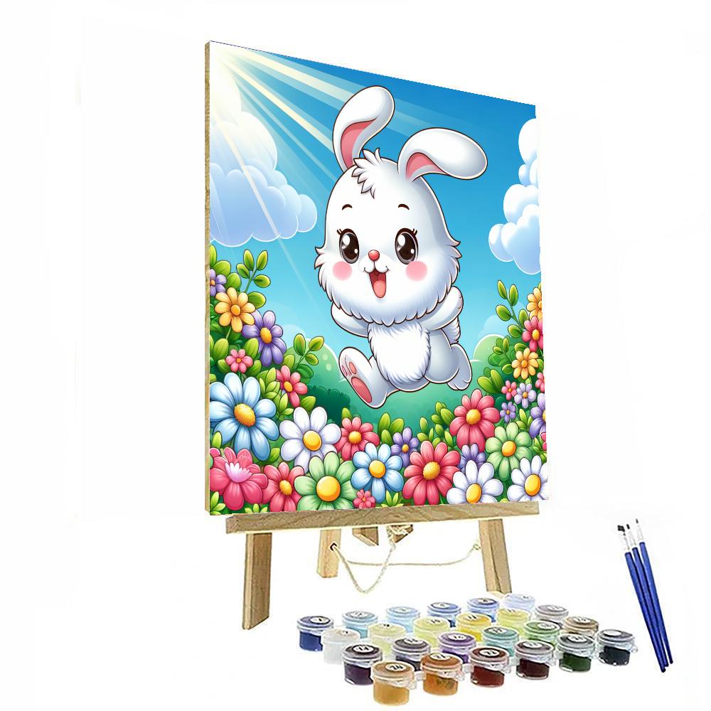 Frolicking Little Bunny Paint By Numbers Kits