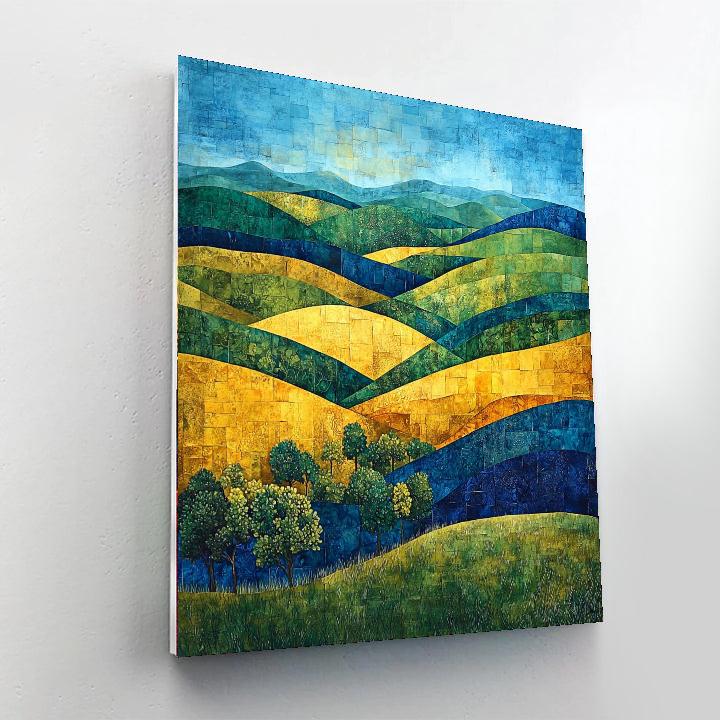 Michelangelo Inspired Vibrant Landscapes  DIY Paint By Numbers