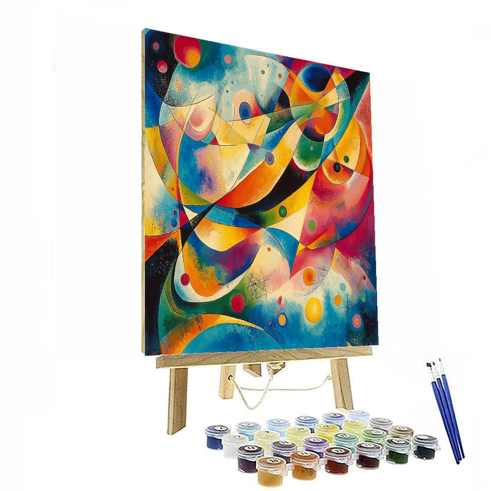 Wassily Kandinsky Inspired Dynamic Abstracts  Paint By Numbers Kits