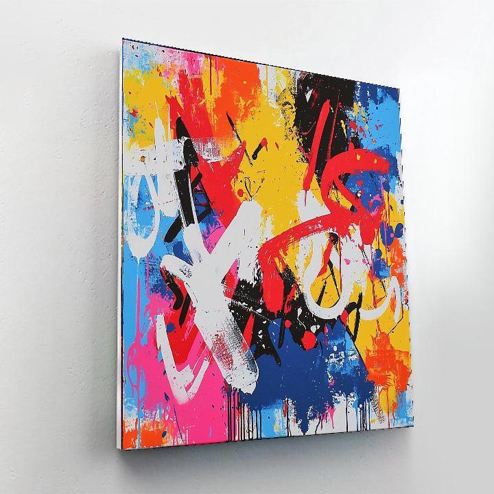 Andy Warhol Inspired Warhol's Urban Graffiti Pop  Numbered Painting Kits