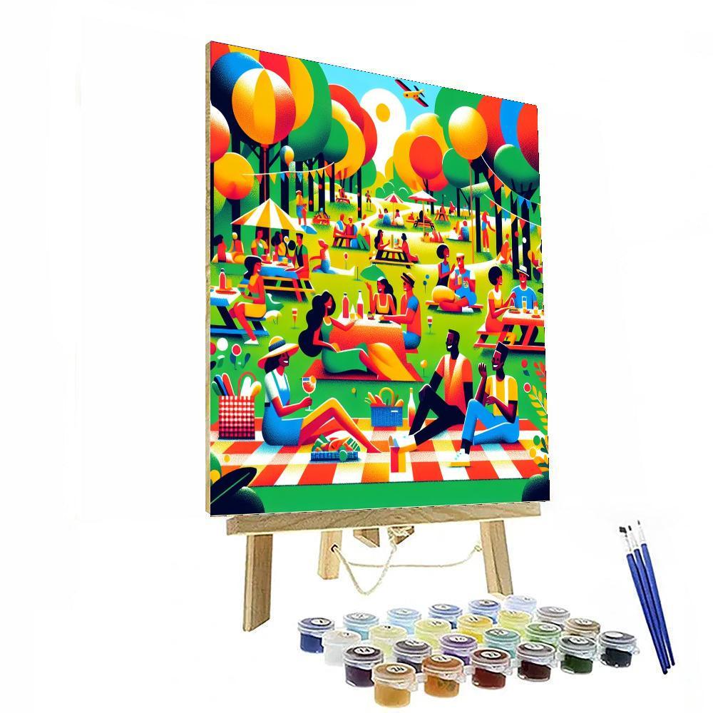 Summer Picnic In The Park Paint By Numbers Kits