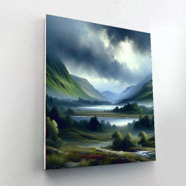 Scottish Highlands Romance Paint By Number