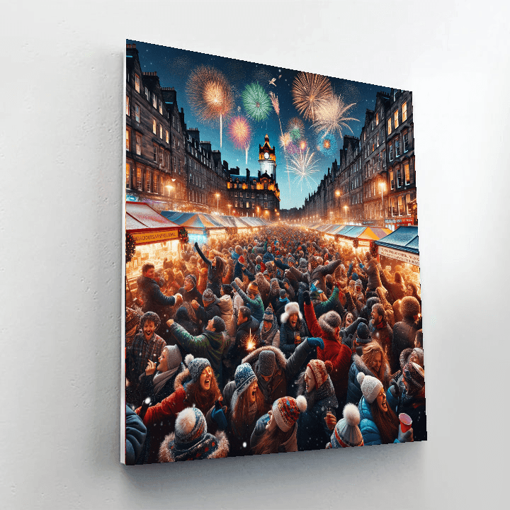 Hogmanay Painting Number Kit