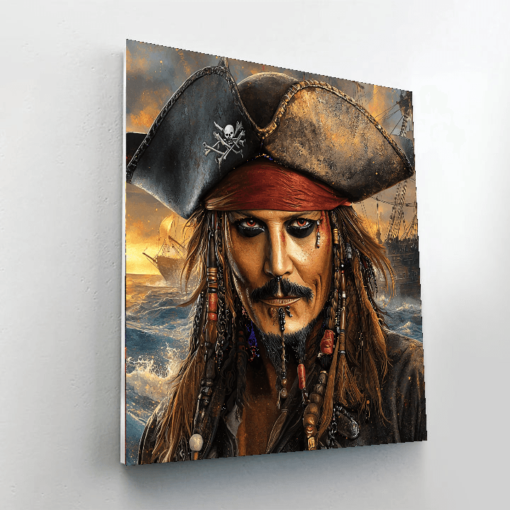 Johnny Depp: Eccentric Brilliance Uncaged Painting By Numbers Kit