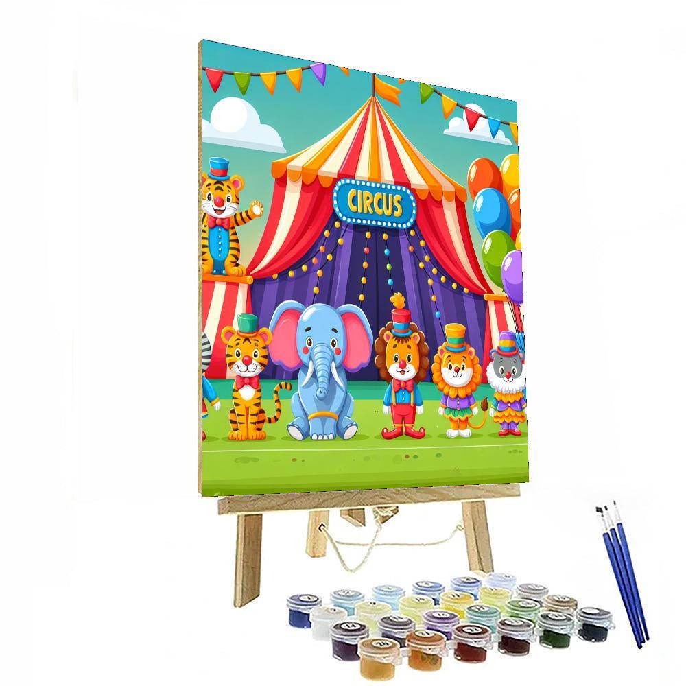Creative Circus Animals Paint By Number