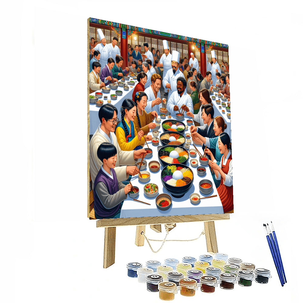 Korea’s Jeonju Bibimbap Festival Paint By Numbers