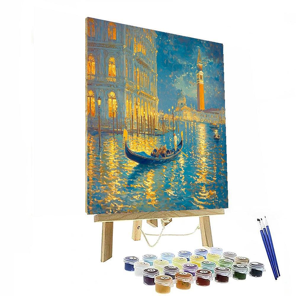 Sargent Inspired Sargent's Venetian Evening  Number Painting