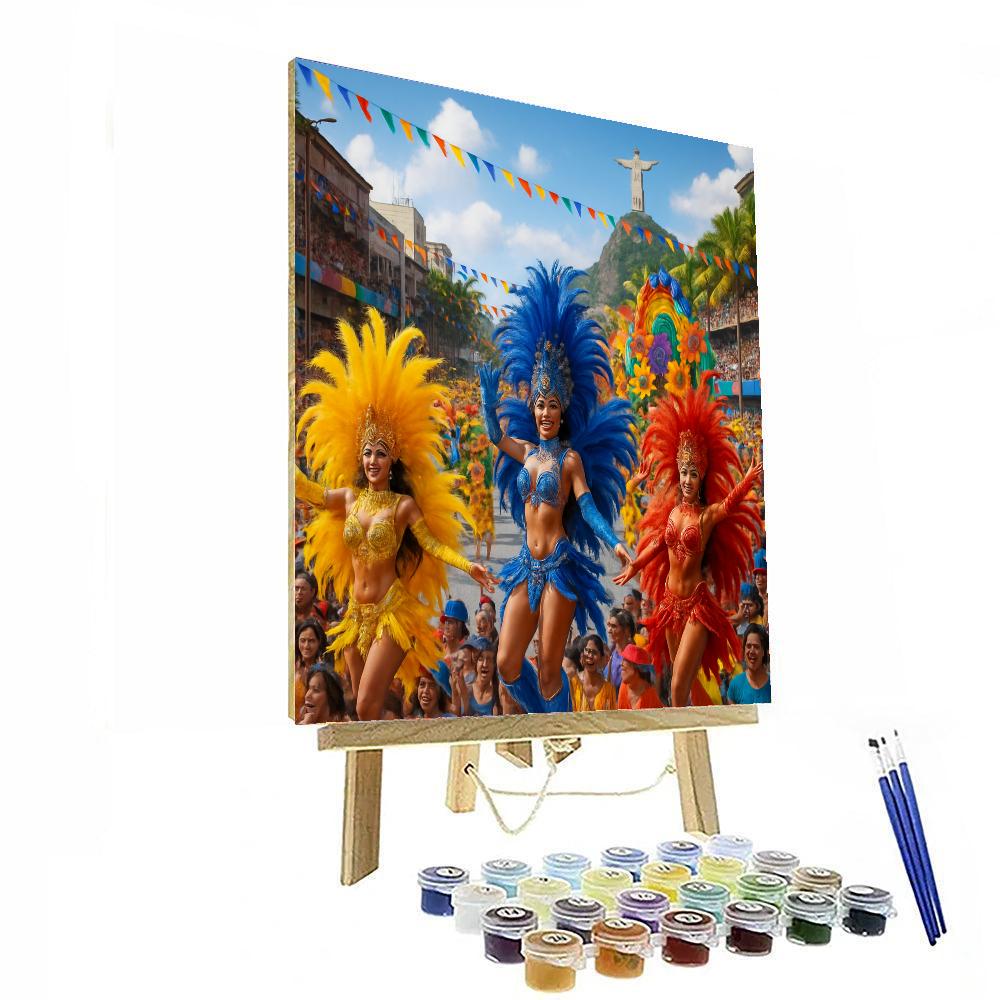 Carnival Of Rio - Rio De Janeiro Paint By Color