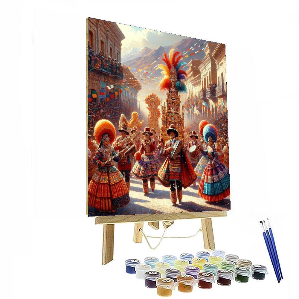 Fiesta De La Candelaria - Puno Number Painting