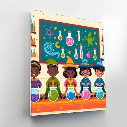 Magical Wizard School Paint By Numbers Kits