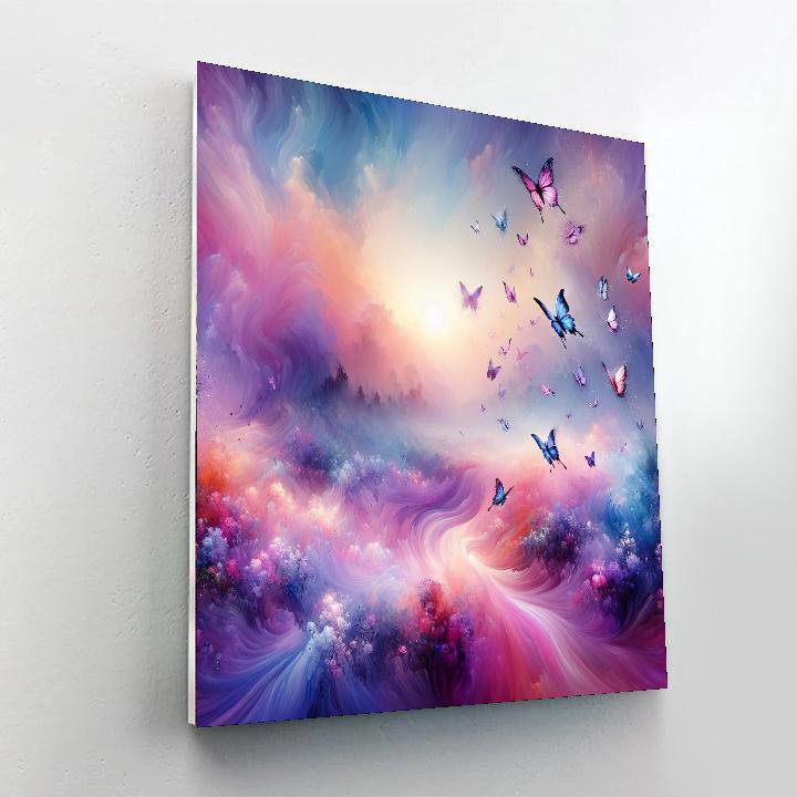 Butterfly's Dream Paint By Numbers Kits