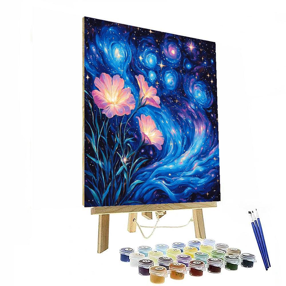 Georgia O'Keeffe Inspired Galaxy Gardens  Paint By Numbers