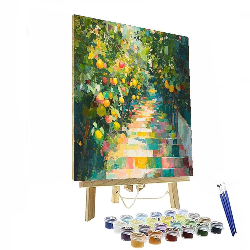 Paul Cézanne Inspired Whimsical Orchards  Paint By Numbers Art