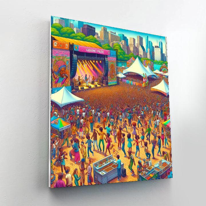 Lollapalooza - Chicago, Illinois, Usa Numbered Painting Kits