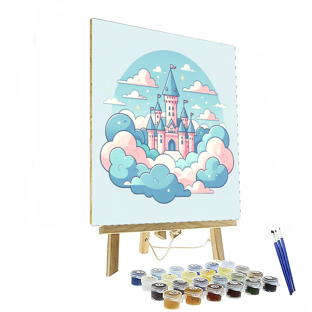 Floating Castle Painting By Numbers Kit