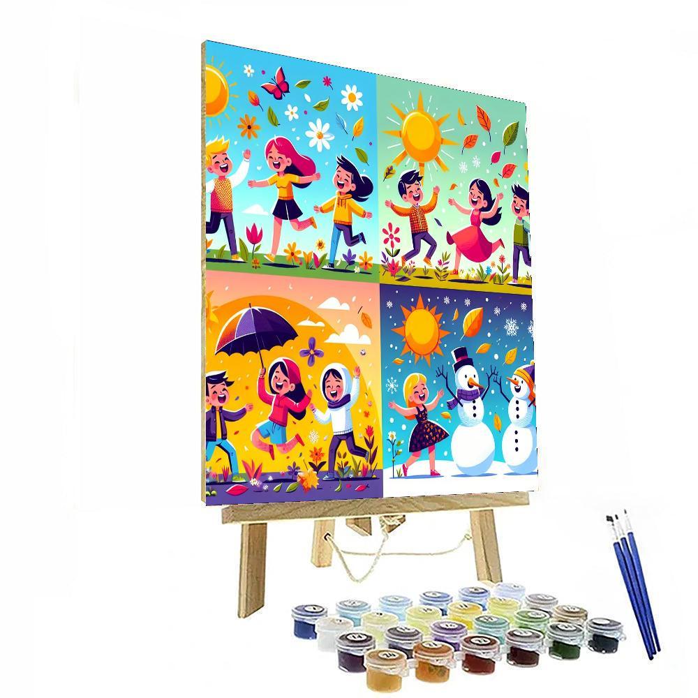 Joyful Seasonal Celebrations Number Painting