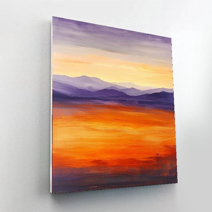 Mark Rothko Inspired Quiet Reflection  Painting Number Kit