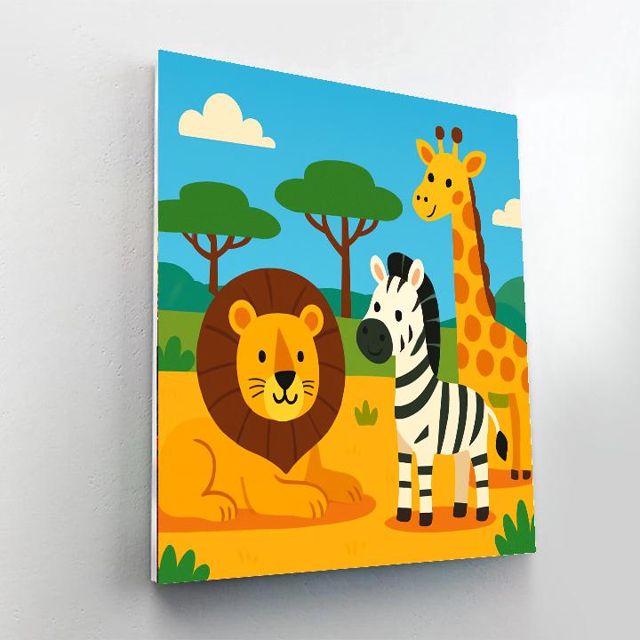 Exciting Wild Safari Paint By Number